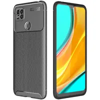 Case Ancus AutoFocus Carbon Fiber για Xiaomi Redmi 9C Black