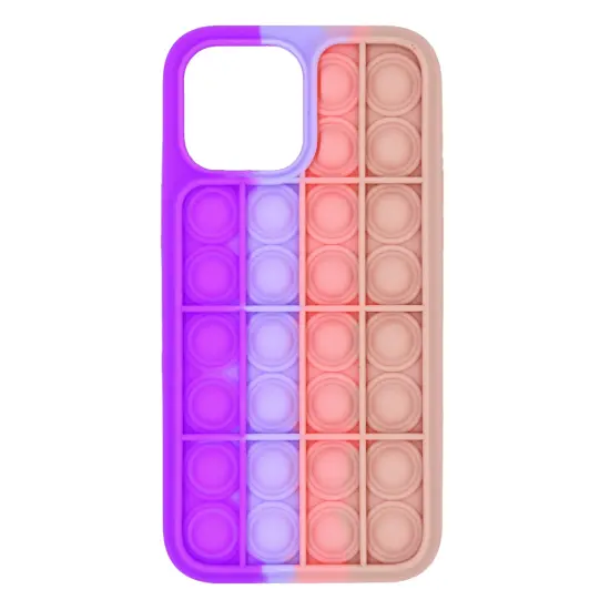 TPU Case Ancus TPU Pop It for Apple iPhone 13 Pro Max Purple Lilac Pink Beige