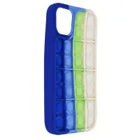 TPU Case Ancus TPU Pop It for Apple iPhone 13/ iPhone 14 Blue Light Blue Green White