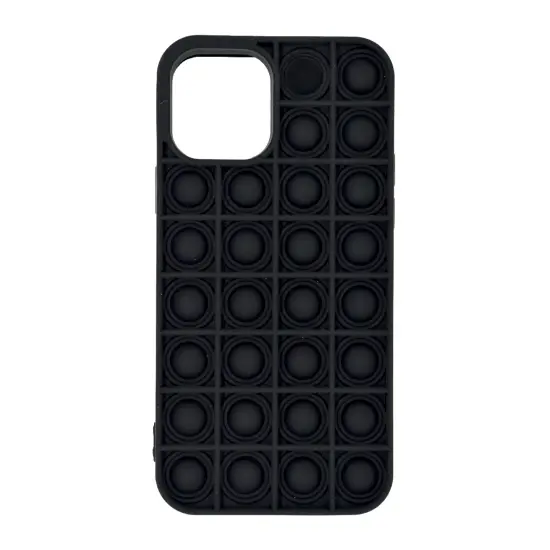 TPU Case Ancus TPU Pop It for Apple iPhone 12 / 12 Pro Black