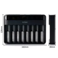 Efest LUSH Q8 Battery Charger with 8 Positions Battery Indicator compatible with Batteries: 10340-18700 και 20700-26650