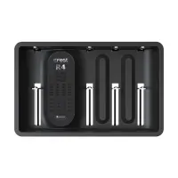 Efest iMate R4 3A Battery Charger with 4 Positions LED Display Compatible with Batteries 18650 20700/21700