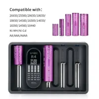 Efest iMate R4 3A Battery Charger with 4 Positions LED Display Compatible with Batteries 18650 20700/21700