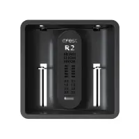 Efest iMate R2 3A Battery Charger with 2 Positions LED Display Compatible with Batteries 18650/20700/21700