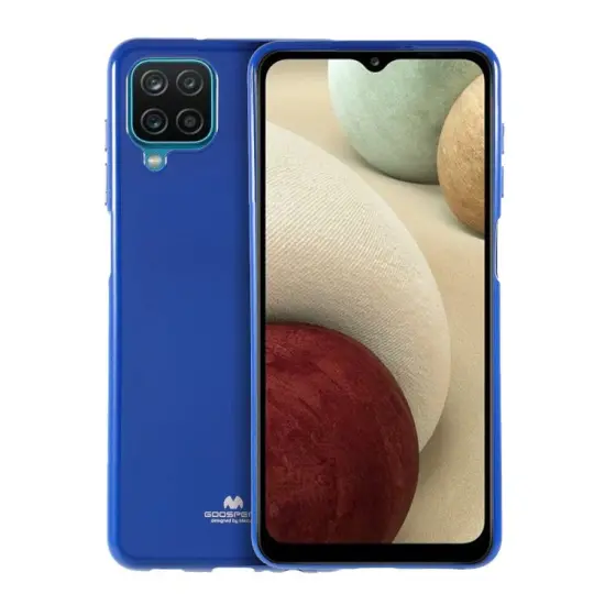 Case Jelly Goospery for Samsung A12 A125F M12 M127F Blue