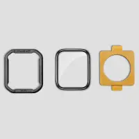 Tempered Glass Hoco A29 0.33mm 9H 3D Hot bending 44mm for iWatch Series4/5/6/SE Black