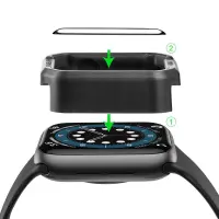 Tempered Glass Hoco A29 0.33mm 9H 3D Hot bending 44mm for iWatch Series4/5/6/SE Black
