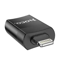 Hoco UA17 Lightning Adapter in USB 2.0 supports OTG function Black