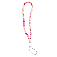 Decorative Strap with Beads 19cm Pink