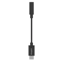 Hands Free Energizer Adapter C112CABK USB-C in 3.5 mm Compatible with all USB-C Devices Black