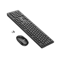 Hoco GM17 Business Set Full Size Wired Keyboard and Mouse with , Full Size, 104 Keys Black