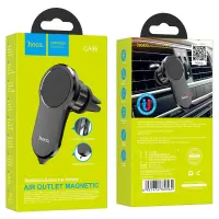 Car Mount in-air outlet Hoco CA96 Magnetic Black with Emergency Tools