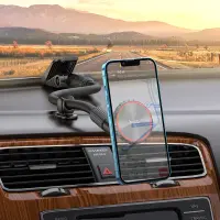 Car Holder Magnetic Hoco CA99 City for Dashboard and Windshield Support with Adjustable Arm 35cm Black