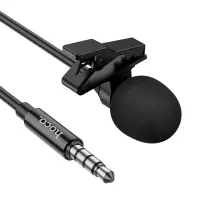 Microphone Hoco L14 Lavalier with cable 3,5mm 2m