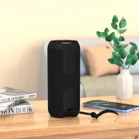 Portable Speaker Wireless Hoco BS48 Artistic sports IPX5 V5.1 TWS 2x5W 1200mAh Built-in Microphone FM USB AUX port Micro SD Black