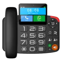 Maxcom MM42D 4G Landline GSM Phone with Mobile Phone Function, SOS Key, Android 6.0 Black