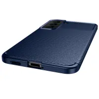 Case Ancus AutoFocus Carbon Fiber για Samsung SM-S901 Galaxy S22 5G Blue