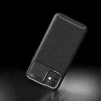 Case Ancus AutoFocus Carbon Fiber για Apple iPhone 12 Mini Black