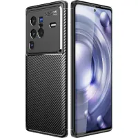 Case Ancus AutoFocus Carbon Fiber για Vivo X80 Black