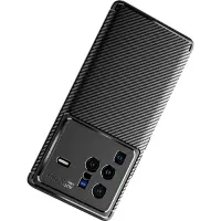 Case Ancus AutoFocus Carbon Fiber για Vivo X80 Black