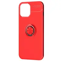 Case Ancus Autofocus Shockproof with Ring Holder για Apple iPhone 12 / iPhone 12 Pro Red