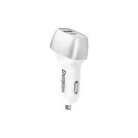 Car Charger Energizer D38WS PD, QC, USB-C/USB-A 38W/4A Silver