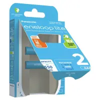 Rechargeable Battery Panasonic Eneloop lite BK-4LCCE/2BE 550 mAh size AAA Ni-MH 1.2V Τεμ. 2 Eco Pack