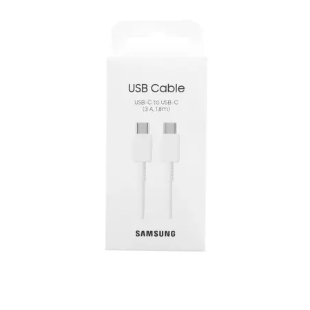 Data Cable Samsung EP-DX310JWEGEU USB-C to USB-C White Original 3A 1.8m