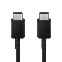 Data Cable Samsung EP-DX310JBEGEU USB-C to USB-C Black Original 3A 1.8m
