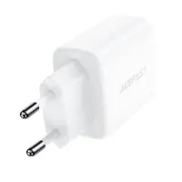 Travel Charger Acefast A25 Fast Charging 2xUSB-C+USB-A PD20W QC3.0/QC2.0 5V/3A White