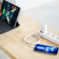 Travel Charger Acefast A25 Fast Charging 2xUSB-C+USB-A PD20W QC3.0/QC2.0 5V/3A White