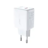 Travel Charger Acefast A1 Fast Charging USB-C PD3.0 PD20W QC3.0 / QC2.0 5V / 2.4A White