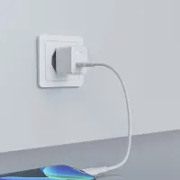 Travel Charger Acefast A1 Fast Charging USB-C PD3.0 PD20W QC3.0 / QC2.0 5V / 2.4A White