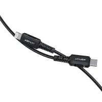 Data Cable Acefast C4-01 USB-C to Lightning Braided 3.0A 30W Apple Certified MFI 1.8m Black