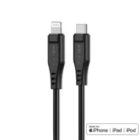 Data Cable Acefast C3-01 USB-C to Lightning Braided 3A Apple Certified MFI 1.2m Black