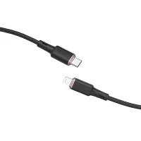 Data Cable Acefast C2-01 USB-C to Lightning 3A 30W Apple Certified MFI 1.2m Black