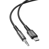 Data Cable Acefast C1-08 USB-C to 3.5mm Male Braided 1.2 Black