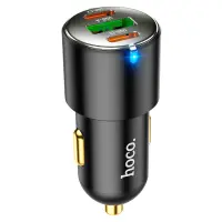 Car Charger Hoco  NZ6 PD45W  QC3.0 USB 18W 2 x USB-C PD 25W, PD 20W Black