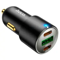 Car Charger Hoco  NZ6 PD45W  QC3.0 USB 18W 2 x USB-C PD 25W, PD 20W Black