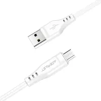 Data Cable Acefast C3-09 USB-A to Micro-USB 2.4A 1.2m White