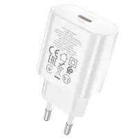 Travel Charger Hoco N22 Jetta USB-C PD25W Small Body White