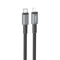 Data Cable Hoco X85 Strength USB-C to Lightning PD20W Black 1m Extra Durability