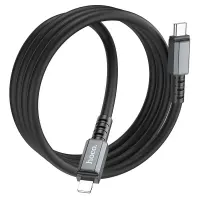 Data Cable Hoco X85 Strength USB-C to Lightning PD20W Black 1m Extra Durability