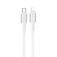 Data Cable Hoco X85 Strength USB-C to Lightning PD20W White 1m Extra Durability