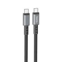 Data Cable Hoco X85 Strength USB-C to USB-C 60W 20V/3A Black 1m Extra Durability