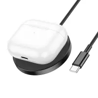 Wireless Charger Hoco CW41 Delight 3 in 1 D15W Magnetic Magsafe 7.5W Black