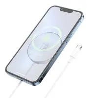 Wireless Charger Hoco CW41 Delight 3-in-1 D15W Magnetic Magsafe 7.5W White