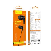 Hands Free Hoco M97 Enjoy Earphones Stereo 3.5mm with Microphone and Operation Control Button Black