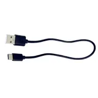 Data Cable Ancus USB AM to Micro USB-C Black 20 cm