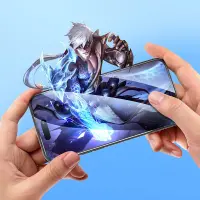 Tempered Glass Hoco A12 Plus Nano 3D Full Screen Edges Protection 9H for Apple iPhone 14 Pro Max Black